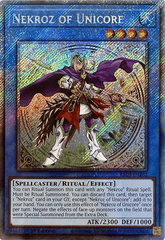 Nekroz of Unicore - RA03-EN262 - Platinum Secret Rare - 1st Edition